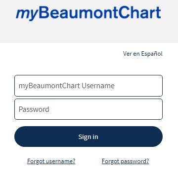 mybeaumont chart|mybeaumontchart login.